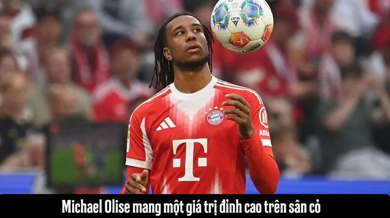 Michael Olise mang một giá trị đỉnh cao trên sân cỏ