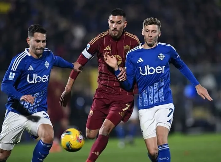 Phân tích phong độ trận AS Roma vs Como tại Serie A vòng 15